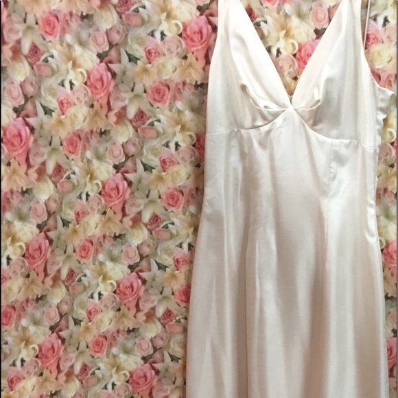 2pc long silky & sparkling evening dress - Picture 5 of 8